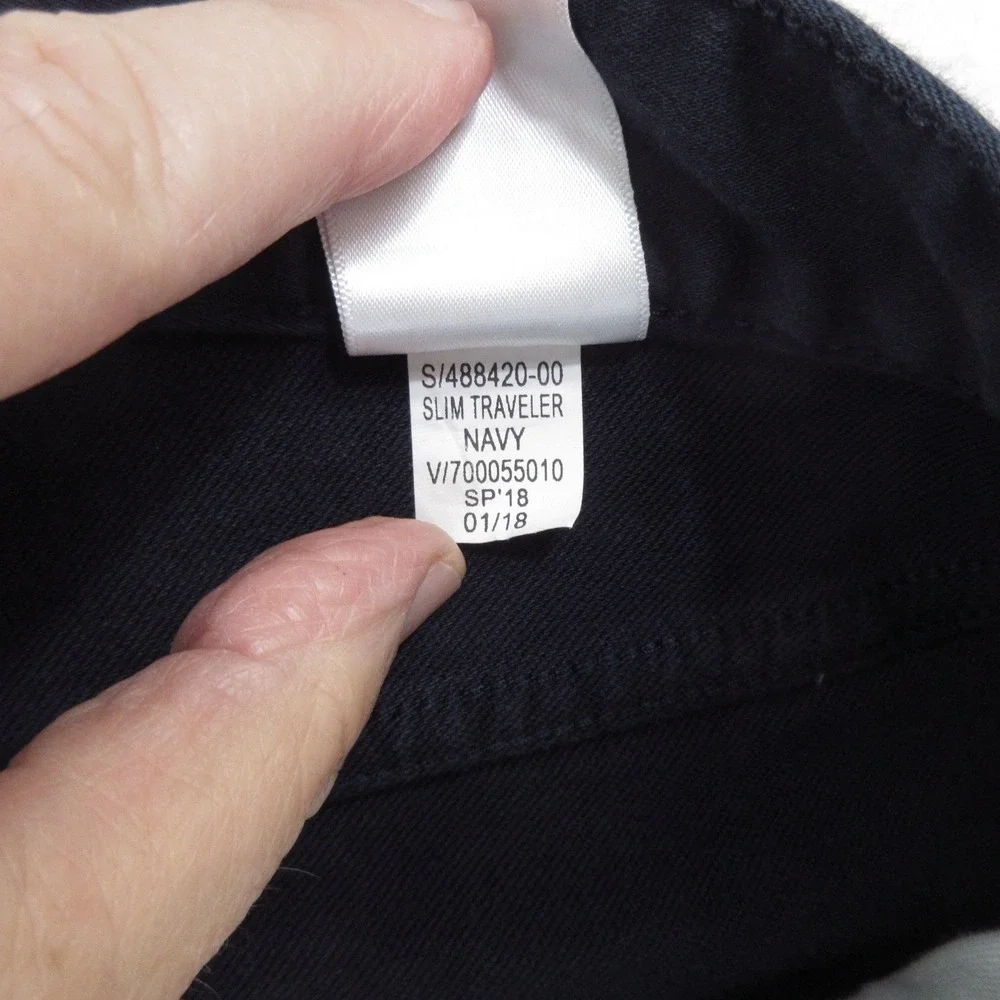 Banana Republic Men's Jeans 33x28 Slim Traveler Navy Stretch